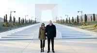 İlham Əliyev və Mehriban Əliyeva Xankəndidə Zəfər parkının AÇILIŞINDA - FOTO/VİDEO