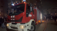 Bakıda yaşayış binasında yanğın - Xəsarət alan var &ndash; VİDEO