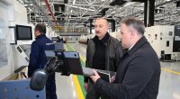 İlham Əliyev Tərtərdə elektromexanika zavodunun AÇILIŞINDA - FOTO/VİDEO