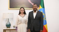 Leyla Əliyeva Efiopiyanın Baş naziri ilə görüşüb - FOTO