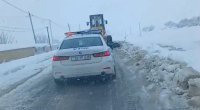 Zəfər yolu qardan belə təmizləndi &ndash; VİDEO