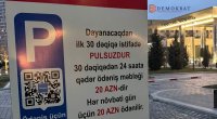 Ağ şəhərdə parkinq qiymətləri bəlli oldu -1 saatı 20 manat &ndash; FOTO