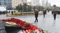Müdafiə Sənayesi Nazirliyinin kollektivi Xocalı soyqırımı abidəsini ziyarət edib - FOTO