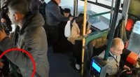 Avtobusda sərnişinin pul kisəsini belə oğurladı &ndash; VİDEO