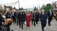 Alena Əliyeva Novruz yarmarkasını ziyarət edib - FOTO