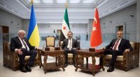 Dəməşqdə Türkiyə, Ukrayna və Suriya XİN başçılarının üçtərəfli görüşü keçirilib