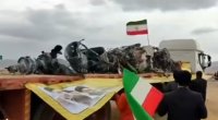 İranda məhv edilmiş ABŞ hərbi texnikası nümayiş etdirildi - VİDEO