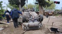 Tovuzda sürücü azyaşlını vurdu, sonra maşını aşdı - FOTO-VİDEO