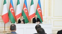 İlham Əliyev və Ciorcia Meloni mətbuata bəyanatlarla ÇIXIŞ EDİBLƏR - YENİLƏNİB - FOTO