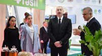 Prezident və ailəsi Beynəlxalq Kənd Təsərrüfatı Sərgisində - FOTO