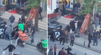 Qız nişanı qaytardı, ailələr küçə döyüşünə çıxdılar &ndash; ANBAAN VİDEO
