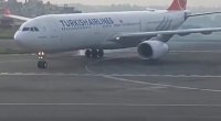 İstanbul-Katmandu reysində İNSİDENT: Təyyarənin şassisində alov yarandı - VİDEO
