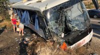 Türkiyədə turist avtobusu aşdı: 46 nəfər xəsarət aldı
