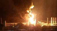 Krasnodarda neft emalı zavodu yanır