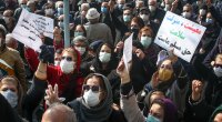 İranda təqaüdçülər etiraza qalxdılar