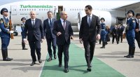 Sərdar Berdiməhəmmədov Azərbaycana gəldi - FOTO