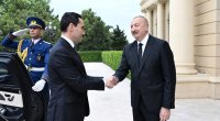 Sərdar Berdiməhəmmədov Bakıda belə qarşılandı &ndash; FOTO/VİDEO