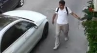 Bakıda telefonunu maşına çırpıb pul tələb edən ŞƏXS SAXLANILDI - VİDEO