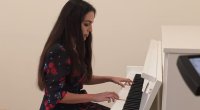 Leyla Əliyevadan pianoda &ldquo;Söz olmasaydı&rdquo; - Video
