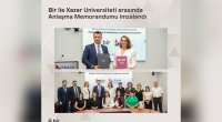 &ldquo;Bir&rdquo; və Xəzər Universiteti gələcəyin peşəkarları üçün güclərini birləşdirir