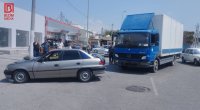 Kürdəmirdə zəncirvari qəza: Bir nəfər xəsarət aldı &ndash; FOTO