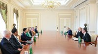 Prezident bir sıra beynəlxalq qurumların rəhbər şəxslərini qəbul etdi - FOTO