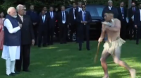 Yeni Zelandiyada Baş nazir Narendra Modini maori rəqsi ilə salamladılar - VİDEO