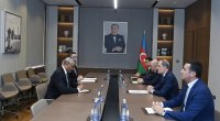 Ceyhun Bayramov ÜGT-nin baş katibi ilə görüşdü – FOTO