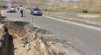 Qobustanda yol çökdü &ndash; VİDEO