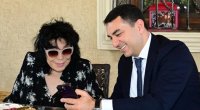 Nazir Flora Kərimovanı evində ziyarət etdi &ndash; FOTO