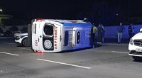 Naxçıvanda təcili tibbi yardım avtomobili aşdı - 4 yaralı var - FOTO