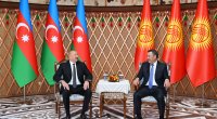 İlham Əliyevin Qırğızıstan Prezidenti ilə təkbətək görüşü keçirildi - FOTO/VİDEO