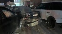 Saray qəsəbəsində qəza: 4 avtomobil toqquşdu - FOTO