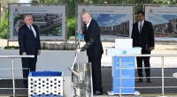 İlham Əliyev Naxçıvan şəhərində sosial evlər kompleksinin təməlini qoydu - FOTO-VİDEO