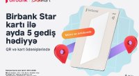 Birbank Star kartı ilə ictimai nəqliyyatda hər ay 5 gediş ödənişsizdir