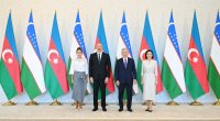 Azərbaycan və Özbəkistan prezidentləri ilə birinci xanımlar birgə foto çəkdiriblər - FOTO/VİDEO