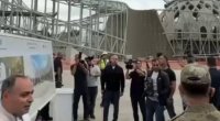 Diplomatlar Yeni Şuşa məscidinin tikintisi ilə tanış oldular &ndash; VİDEO
