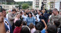 Xarici diplomatlar Şuşanın Birinci yaşayış məhəlləsində - FOTO