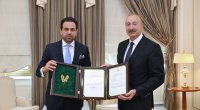 İlham Əliyevə "Zayed İnsan Qardaşlığı Mükafatı"nın sertifikatı təqdim olundu - FOTO/VİDEO