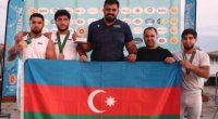 Azərbaycan millisi çimərlik güləşi üzrə Dünya Seriyasında birinci oldu