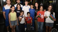 Dünya çempionatında uğur qazanan akrobatlar Vətənə qayıtdılar &ndash; FOTO