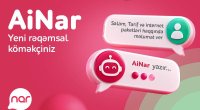 &ldquo;Nar&rdquo; &ldquo;AiNar&rdquo; rəqəmsal köməkçisini istifadəyə verdi