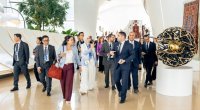 AQEM Media Forumunun iştirakçıları Heydər Əliyev Mərkəzində - FOTO