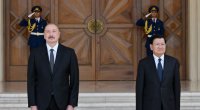 İlham Əliyev Laos Prezidentini qarşıladı &ndash; FOTO /VİDEO