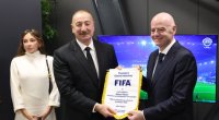 Canni İnfantino İlham Əliyevə təşəkkür etdi