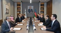 Ceyhun Bayramov İƏT-in Baş katibi ilə görüşüb - FOTO