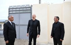İlham Əliyev Xocalı rayonunun Seyidbəyli kəndində - FOTO