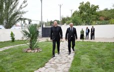 İlham Əliyev Xocalı rayonunun Daşbulaq kəndində - FOTO