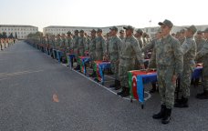 Gənc əsgərlər Vətənə sadiq olacaqlarına söz verdilər - FOTO