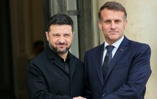 Makron Zelenski ilə Ukrayna münaqişəsini müzakirə etdi